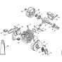 Cylinder & Ignition for Stihl 019T