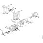 Cylinder, Muffler Assembly