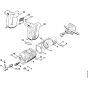 Cylinder & Muffler Assembly