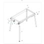 Fixed Stand for Husqvarna MS 360