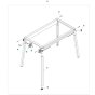 Fixed Stand for Husqvarna MS 360 G