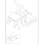 Cart Assembly for Husqvarna MS 610 G