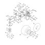 Gearbox & Rear Wheel for Mowers