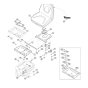 Seat for Stihl/Viking MT 5097.1