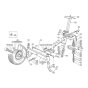 Steering for MT 585 Mowers