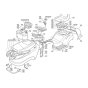 Moulding for Stihl/ Viking MT 585 L