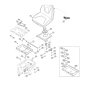 Seat for Stihl/Viking MT 6112.1 ZL