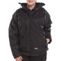 Mercury Bomber Jacket Polar fleece lined Polyester Pongee fabric Black MED