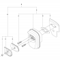 Muffler Assembly for Husqvarna 240e
