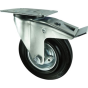 Braked Castor with Roller Bearings