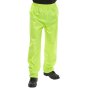 B-Dri Nylon Trouser L/weight PVC Coated Inner Elasticated Saturn Yellow XL