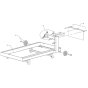 Upper Head Assembly for Norton Clipper CM352 Masonry Saw