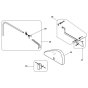 Blade Guard Assembly for Norton Clipper CM450 JUNIOR Masonry Saw