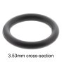 O-ring 29.74mm ID x 3.53mm x 36.80mm OD CS Nitrile 70 ShA