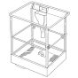Cage F/G 2 Man (120) R/H Entry for Niftylift 120M Access Platform - OEM No P10049