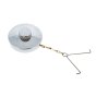 Chrome Plated Screwed Filler Cap with Securing Chain for Villiers Petrol Engines - P2106