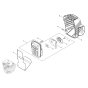 Muffler for ECHO PAS-2620ES