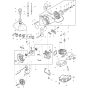 Crankcase Clutch Recoil for Makita