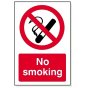 'No Smoking' Sign 3mm Rigid Foamex 240mm x 360mm
