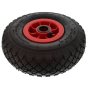 260mm Dia Polypropylene Centre c/w Roller Bearing & Pneumatic Wheel Only