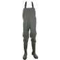 Chest Wading Pants Steel Full Safety Toe Cap & Mid sole Green Size 09