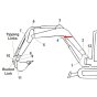 Bush (Position 3 & 4) for Kubota KX71-3 Mini Excavators - Replaces RG448 66550