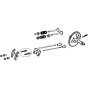 Rocker Pivot Bolt 8mm for Honda GX Range - 90012 ZE0 010
