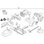 Bosch PKS 18 LI Saw Assembly