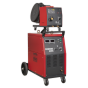Professional MIG Welder 250Amp 415V 3ph with Binzel Euro Torch & Portable Wire Drive Sealey Part No. POWERMIG6025S
