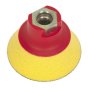 Hook & Loop Ultra Soft Backing Pad Dia.70mm M14 x 2mm Sealey Part No. PTCBPV4S