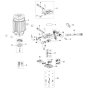 Pump Assembly for Husqvarna PW 350