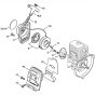 Rewind Starter & Muffler for FR85