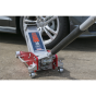 Trolley Jack 2.5tonne Aluminium/Steel Rocket Lift Sealey Part No. RJAS2500