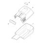 Grass Catcher Bag for Stihl RM 253.1