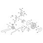 Rear Axel for Stihl RM 448.1 TX