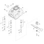 Engine, Blade for Stihl RM 448.1