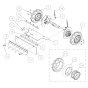Front Wheel Assembly for OREC RM88 Mower