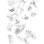 Flymo ROLLER COMPACT 3400 Assembly