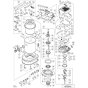 Main Assembly for Hikoki RP250YE
