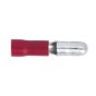 Bullet Terminal Dia.4mm Male Red Pack of 100 Sealey Part No. RT11