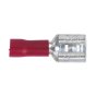 Push-On Terminal 6.3mm Female Red Pack of 100 Sealey Part No. RT21