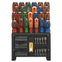 Hammer-Thru Screwdriver, Bit & Nut Driver Set 61pc Sealey Part No. S01153