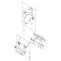 Handle, Controls for Husqvarna S 138C