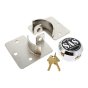 Heavy-duty Van/Shed Double Door Hasp, Staple Lock and Padlock