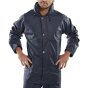 Super B-Dri Jacket Polyester PU Coated Front Zip & Storm Flap Navy Blue L
