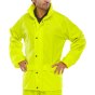 Super B-Dri Jacket Zip Front & storm Flap Poly/PU Coating Saturn Yellow M