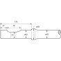 Breaker Steel For Montabert SC08 - Chisel Tool