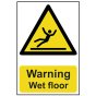 Warning Wet Floor - PVC 200 x 300mm by Scan - 1107