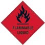 Flammable Liquid SAV - 100 x 100mm by Scan - 1850S
