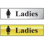 Ladies Bathroom Sign